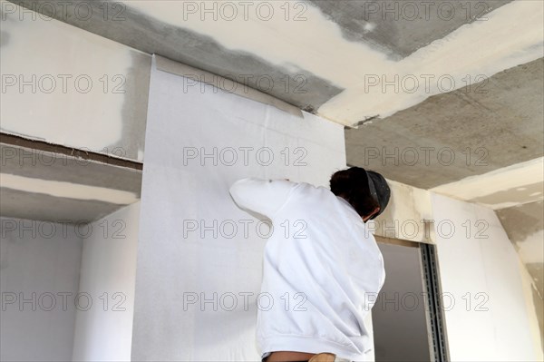 Craftsman (painter) for wallpapering work