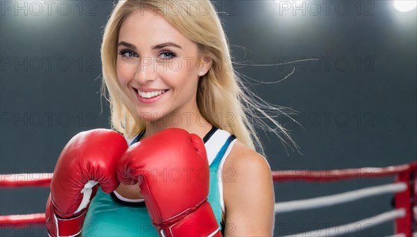 AI generated, woman, woman, 35, years, thai, thai, sport, boxing, gloves, thai boxing, muay thai,