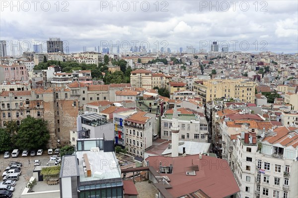 View from Istanbul Sapphire, to the south with Bosphorus and Marmara Sea, Besiktas, European part