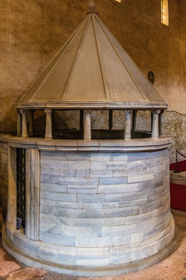 Basilica of Aquileia from the 11th century, largest floor mosaic of the Western Roman Empire,