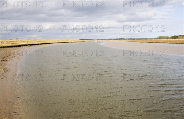 Butley Creek river a tributary of the River Ore near Orford Ness, Suffolk, England, United Kingdom,