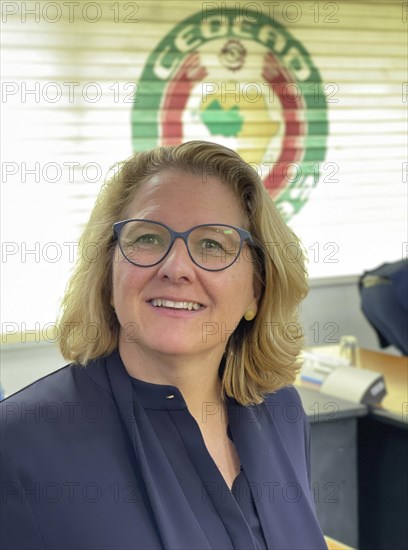 Svenja Schulze (SPD), Federal Minister for Economic Cooperation and Development, at the ECOWAS