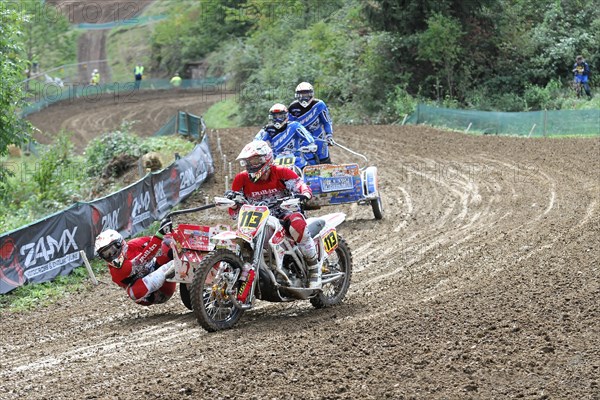 FIM Sidecar World Championship 2015, Rudersberg Motocross, Rudersberg, Baden-Wuerttemberg, Germany,
