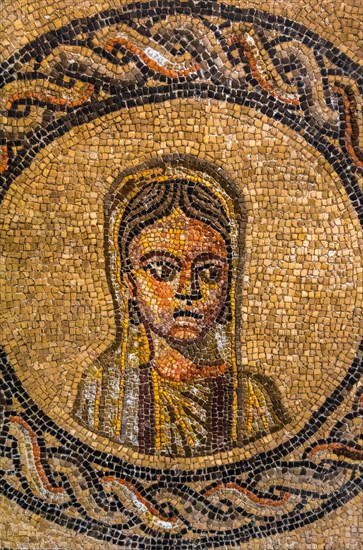 Basilica of Aquileia from the 11th century, largest floor mosaic of the Western Roman Empire,