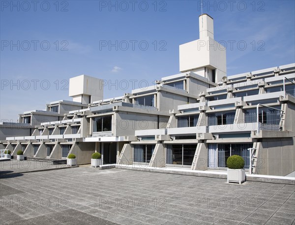 New Court building in Christ's College, University of Cambridge, architect Sir Denys Lasdun built