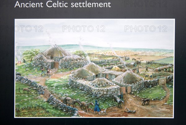Chysauster Ancient Village is a late Iron Age and Romano-British village of courtyard houses in