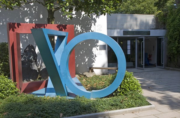 Sculpture near Yusuf Hamed Centre, Christ's College, University of Cambridge, England, United
