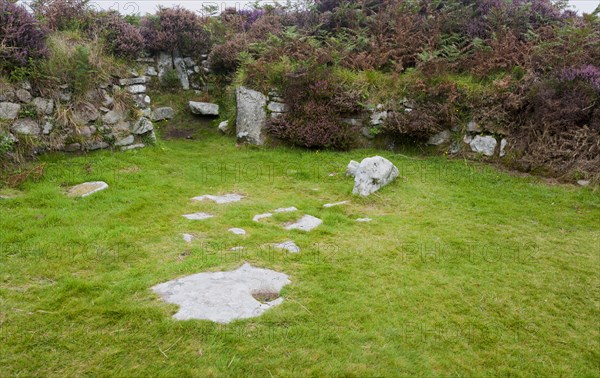 Chysauster Ancient Village is a late Iron Age and Romano-British village of courtyard houses in