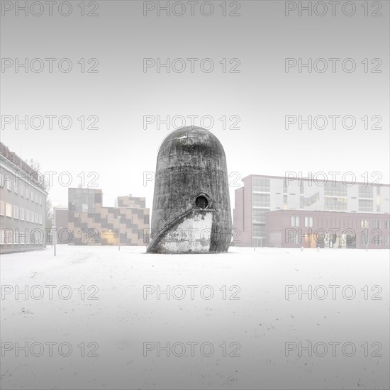 Trudelwindkanal, technology monument, former Johannisthal Airport, Adlershof Science City, Berlin,