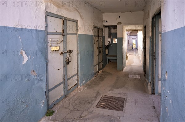 Cell wing, former prison for political prisoners during the Nazi occupation in the Third Reich,