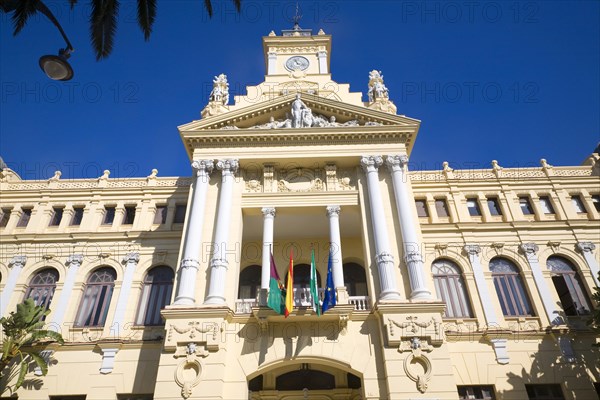 Malaga City Hall building, Malaga, Spain designed by Fernando Guerrero Strachan and Manuel Rivera