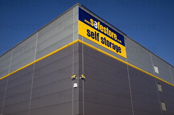 Safestore self storage depot building, Whitehouse, Ipswich, Suffolk, England, United Kingdom,