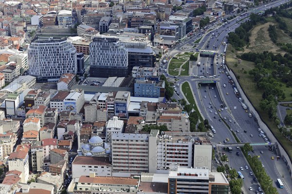 View from Istanbul Sapphire, Levent, Besiktas, Istanbul, European part, Istanbul province, Turkey,