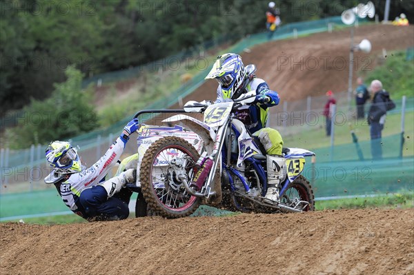 FIM Sidecar World Championship 2015, Rudersberg Motocross, Rudersberg, Baden-Wuerttemberg, Germany,