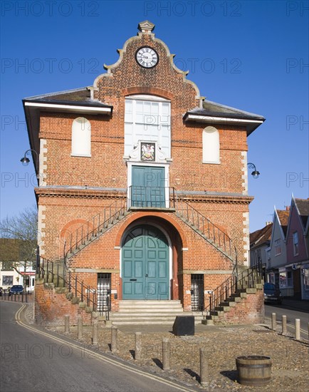 The Shire Hall built 1575 by Thomas Seckford on Market Hill, Woodbridge, Suffolk, England, United