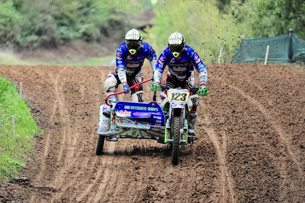 FIM Sidecar World Championship 2015, Rudersberg Motocross, Rudersberg, Baden-Wuerttemberg, Germany,