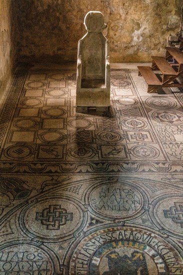 Bishop's reception room in the Basilica di Santa Eufemia, Citta vecchia, island of Grado, northern