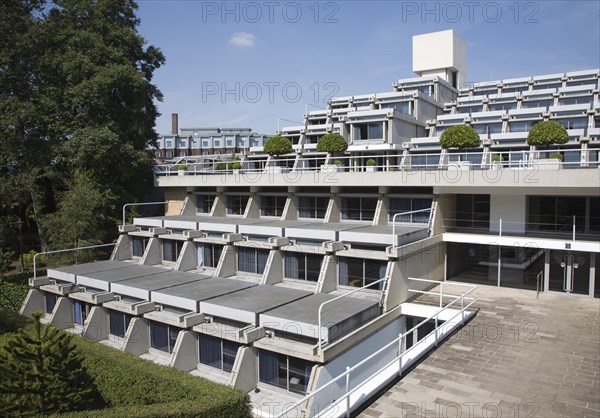 New Court building in Christ's College, University of Cambridge, architect Sir Denys Lasdun built