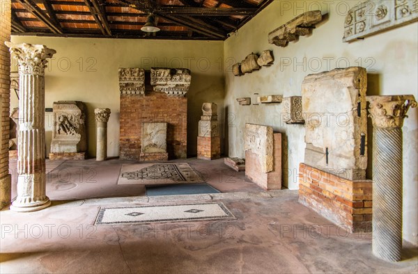 Garden with Lapidarium, National Archaeological Museum, Villa Cassis Faraone, UNESCO World Heritage