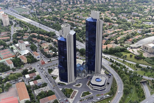View from Istanbul Sapphire, financial district, Levent, Besiktas, Istanbul, European part,