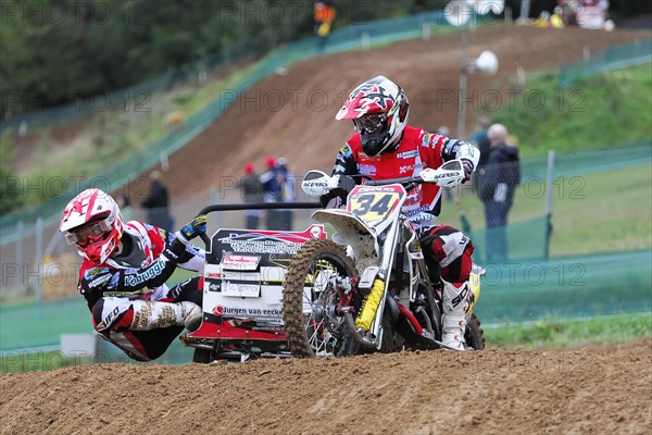 FIM Sidecar World Championship 2015, Rudersberg Motocross, Rudersberg, Baden-Wuerttemberg, Germany,