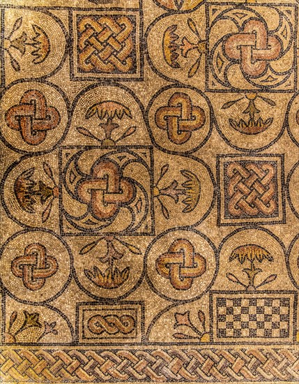 Basilica of Aquileia from the 11th century, largest floor mosaic of the Western Roman Empire,