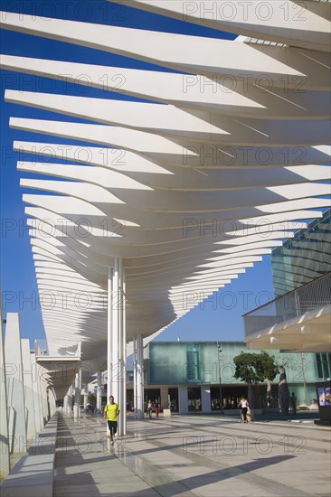Quay two El Palmeral de las Sorpresas port development of the modern new cruise terminal, Malaga,