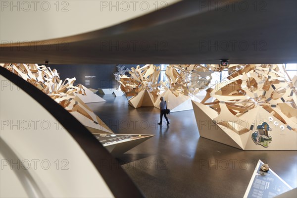 Exhibition in the Futurium. Ideas for the future come to life on 3000 square metres. In three