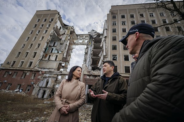 Annalena Baerbock (Alliance 90/The Greens), Federal Foreign Minister, visits the former seat of the