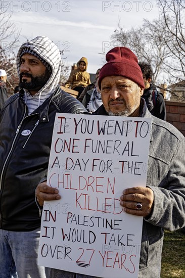 Hamtramck, Michigan USA, 25 February 2024, Two days ahead of Michigan's Presidential primary