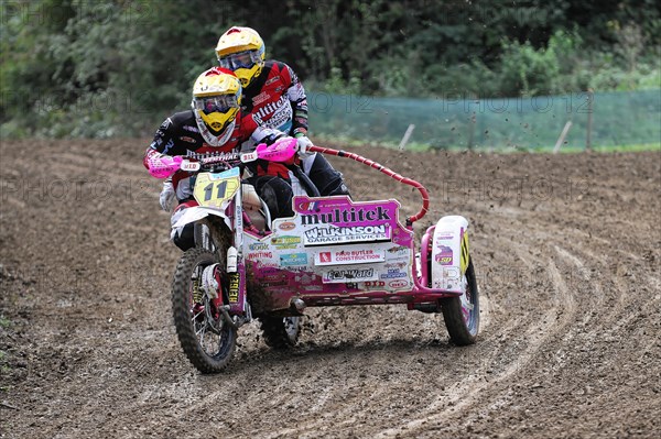 FIM Sidecar World Championship 2015, Rudersberg Motocross, Rudersberg, Baden-Wuerttemberg, Germany,
