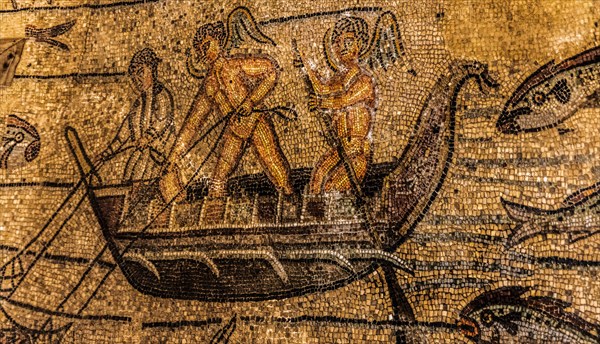 Basilica of Aquileia from the 11th century, largest floor mosaic of the Western Roman Empire,
