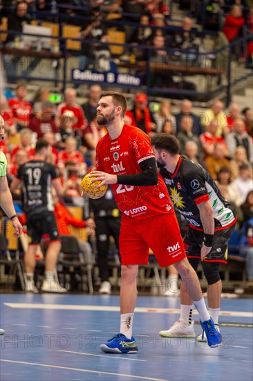18.02.2024, 2nd HBL, German Handball League, Matchday 21) : Eulen Ludwigshafen against TuS