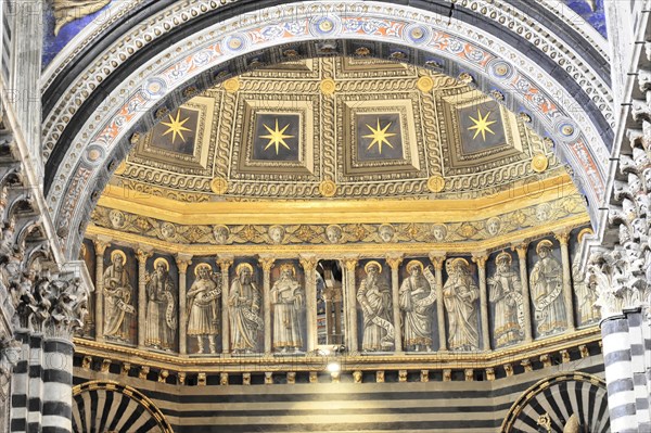 Detail, Siena Cathedral, Cattedrale di Santa Maria Assunta, UNESCO World Heritage Site, Siena,