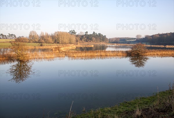 Coastal flooding leading to inundation of land not covered by flood water for 50 years, Ramsholt,