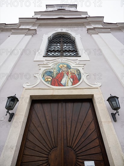 Mosaic, St Nicholas, Roman Catholic parish church of St Nicholas, Stubenberg am See, Eastern