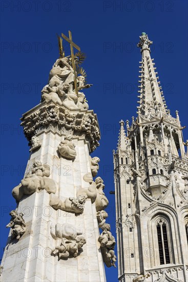 Matthias Church at the Fisherman's Bastion, building, travel, city trip, tourism, overview, Eastern