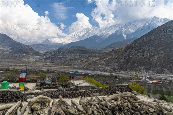 Nilgiri mountain, Jomsom, Nepal, Asia