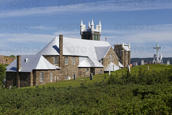 Architecture, church, historic building, Perce, Gaspesie, Province of Quebec, Canada, North America