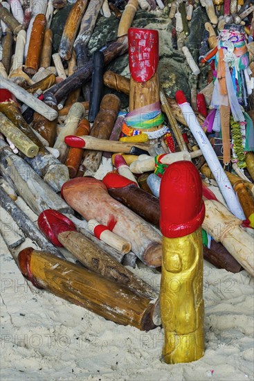 Princess cave at Phra Nang beach near Krabi, fertility, fertility temple, penis, dildo, penis