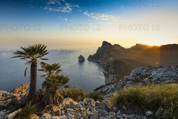 Sunrise, Cape Formentor, Port de Pollenca, Serra de Tramuntana, Majorca, Majorca, Balearic Islands,