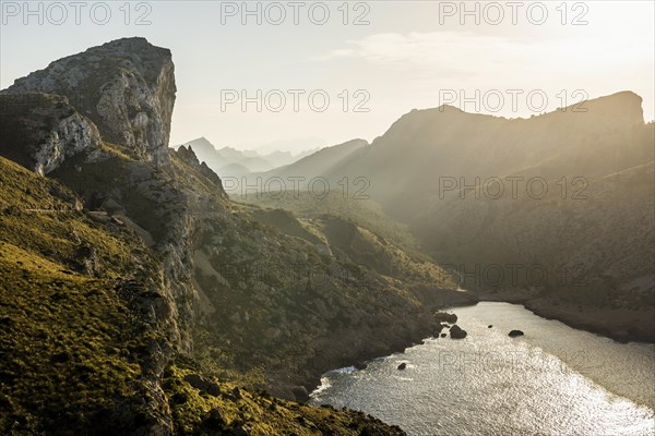 Sunset, Cape Formentor, Port de Pollenca, Serra de Tramuntana, Majorca, Majorca, Balearic Islands,
