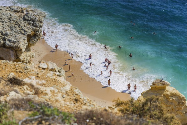 Beach, beach area in the Algarve, summer holiday, weather, sunny, Atlantic, beach, beach holiday,