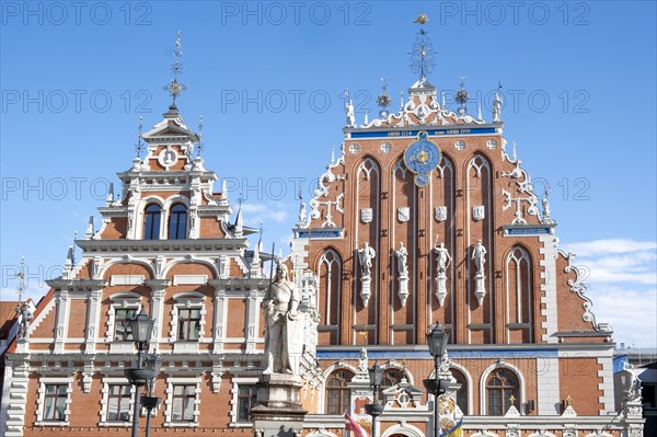 Riga. Blackhead House, Riga, Latvia, Europe