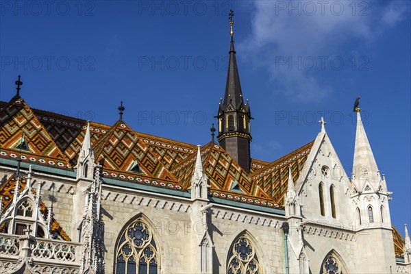 Matthias Church in Fishermen's Bastion, Trinity Square, city trip, church, attraction, building,