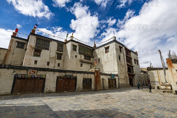 The walled historic centre, Lo Manthang, Kingdom of Mustang, Nepal, Asia