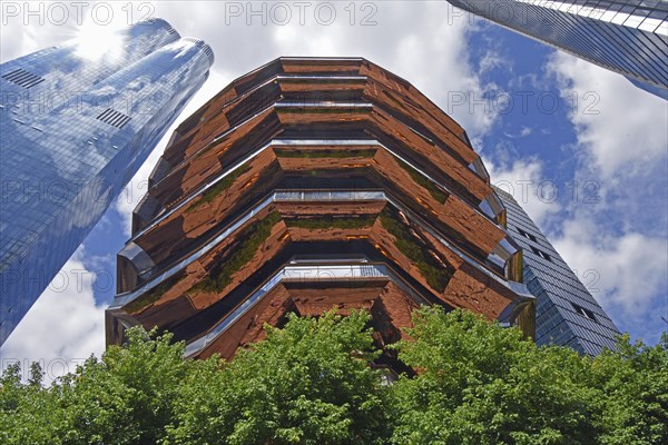 The Vessel, Hudson Yards, Chelsea neighbourhood, West Manhattan, New York City, New York, USA,