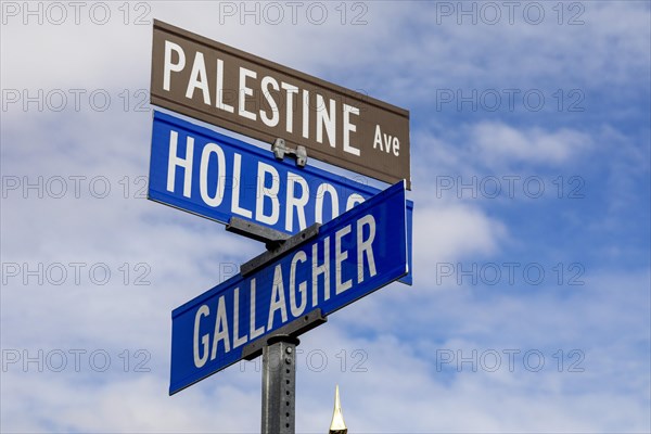 Hamtramck, Michigan USA, 7 March 2024, This majority Arab-American city symbolically renamed a
