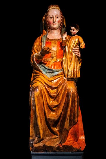 Madonna and Child, ca. 400, Friulian School, Museo Civico d'Arte, Palzuo Ricchieri, Old Town with