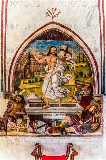 Frescoes, Duomo di San Marco, old town centre with magnificent aristocratic palaces and